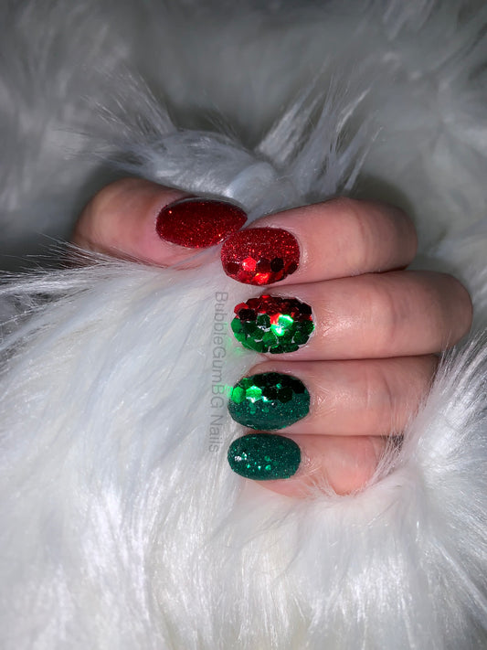 Christmas Green & Red